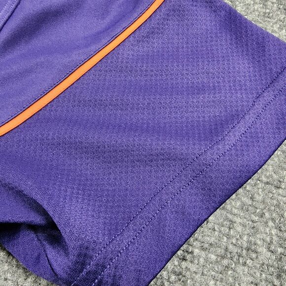 Clemson Tigers University Shirt Mens Medium Purple Polo Nike Dri Fit Performance - Picture 12 of 16